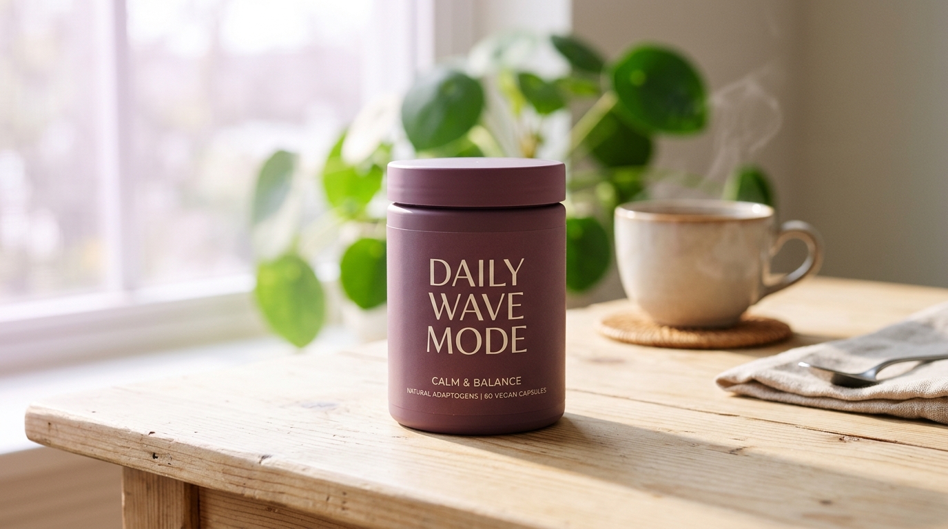 Баночка Daily Wave Mode на світлому ранковому столі